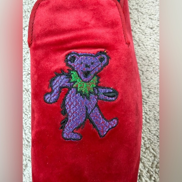 May Anthony Mens Red Velvet Deadhead Grateful Dead Marching Bears Sz‎ 13